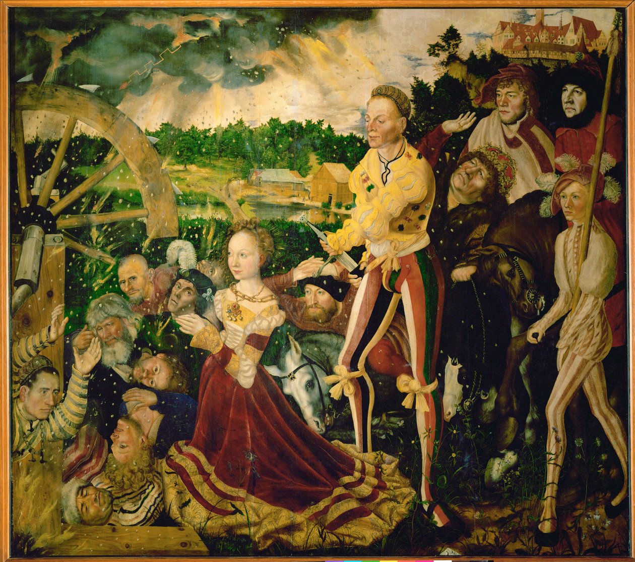Autel de Sainte-Catherine, triptyque - Lucas the Elder Cranach