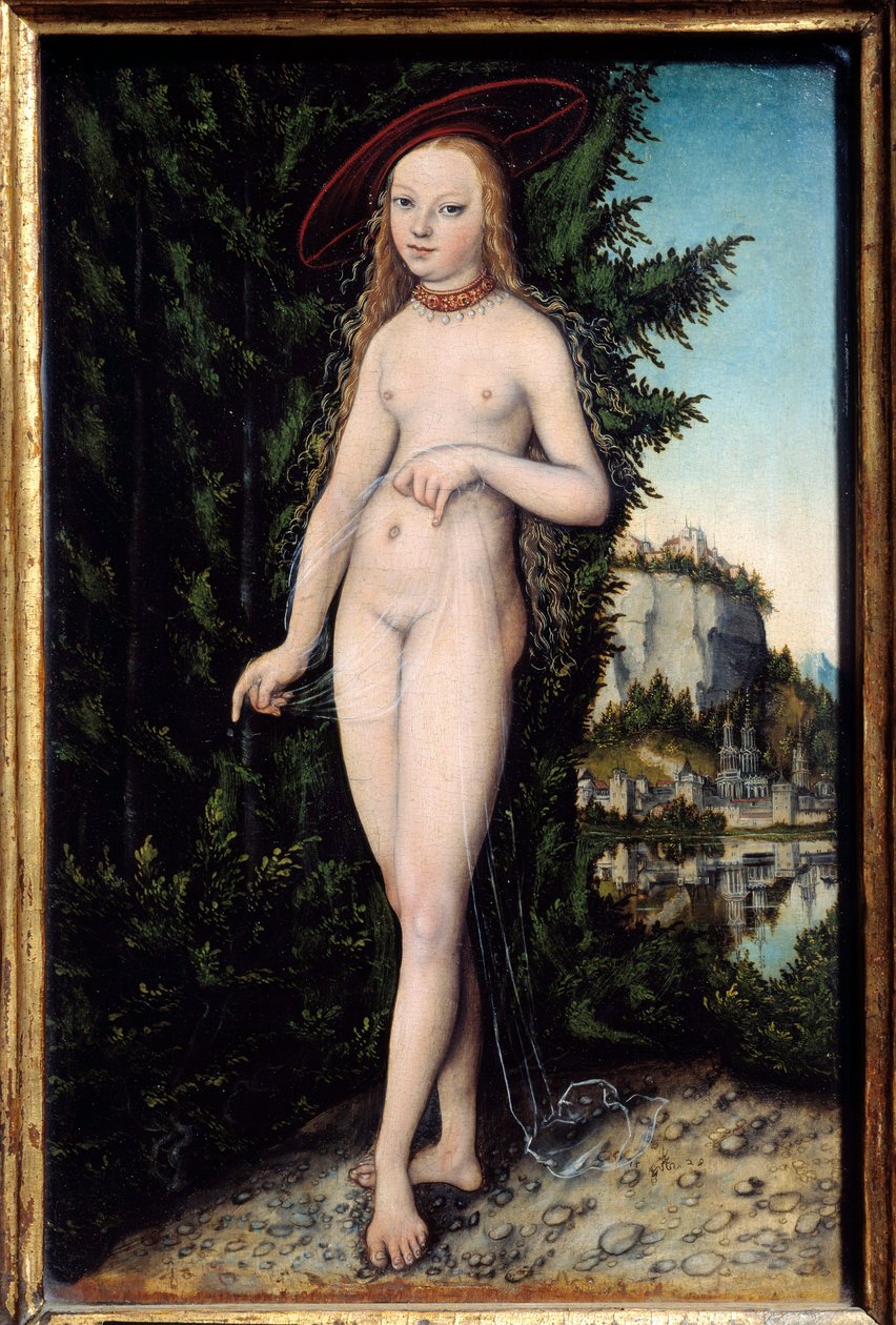 Vénus debout dans un paysage (1529) - Lucas the Elder Cranach