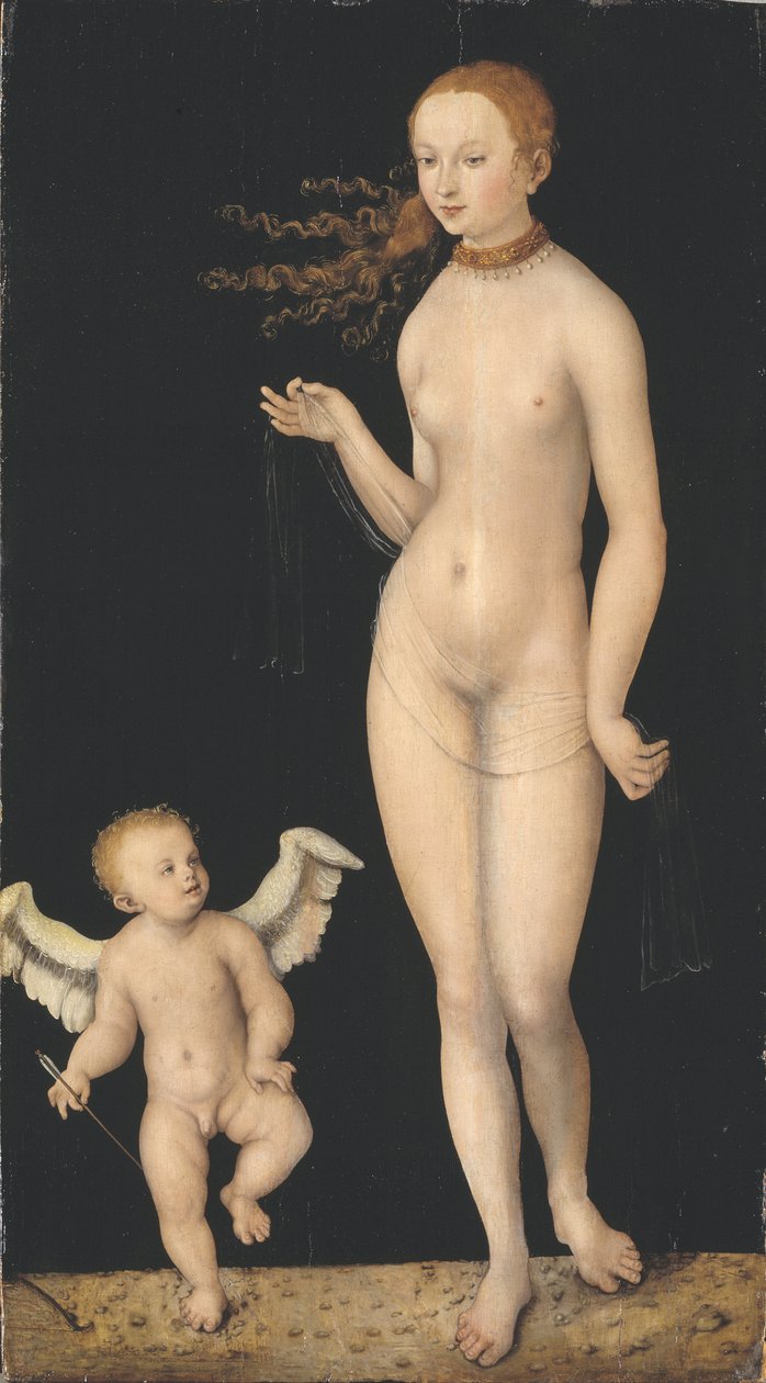 Venus et Cupidon - Lucas the Elder Cranach
