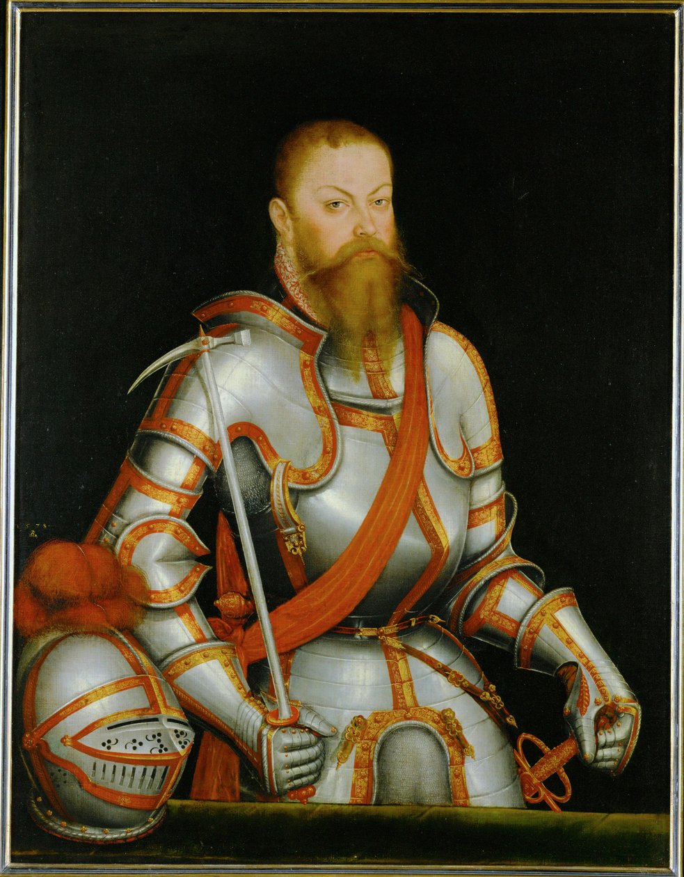 Le prince électeur Moritz de Saxe ... (peinture sur toile) - Lucas the Younger Cranach