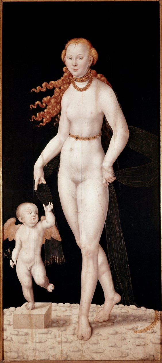 Vénus et Cupidon - Lucas the Younger Cranach