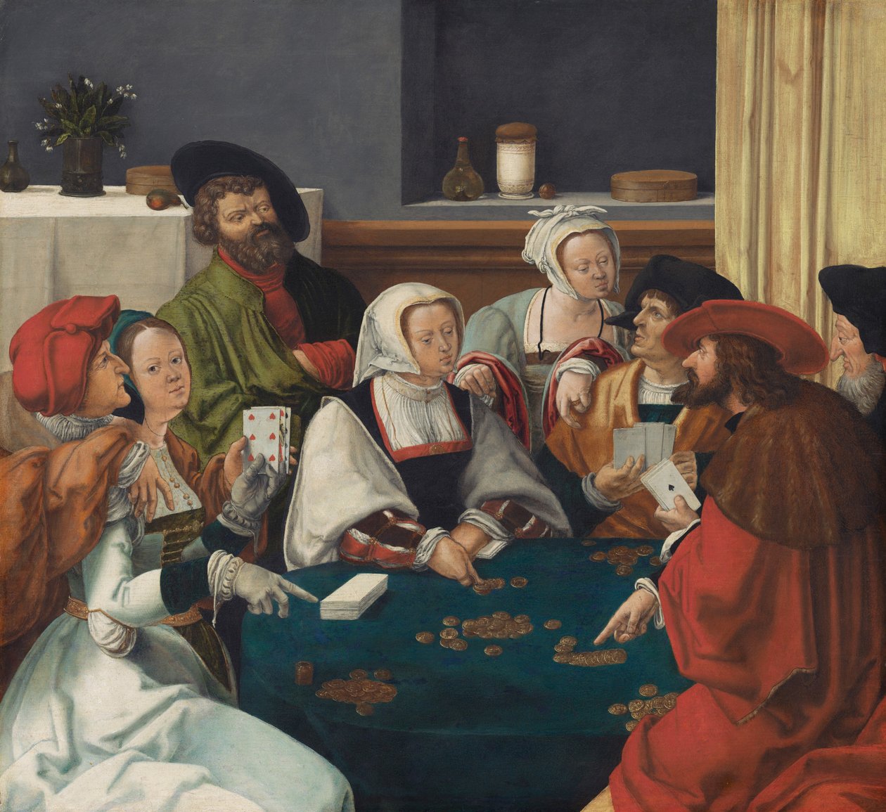 Les joueurs de cartes - Lucas van (after) Leyden