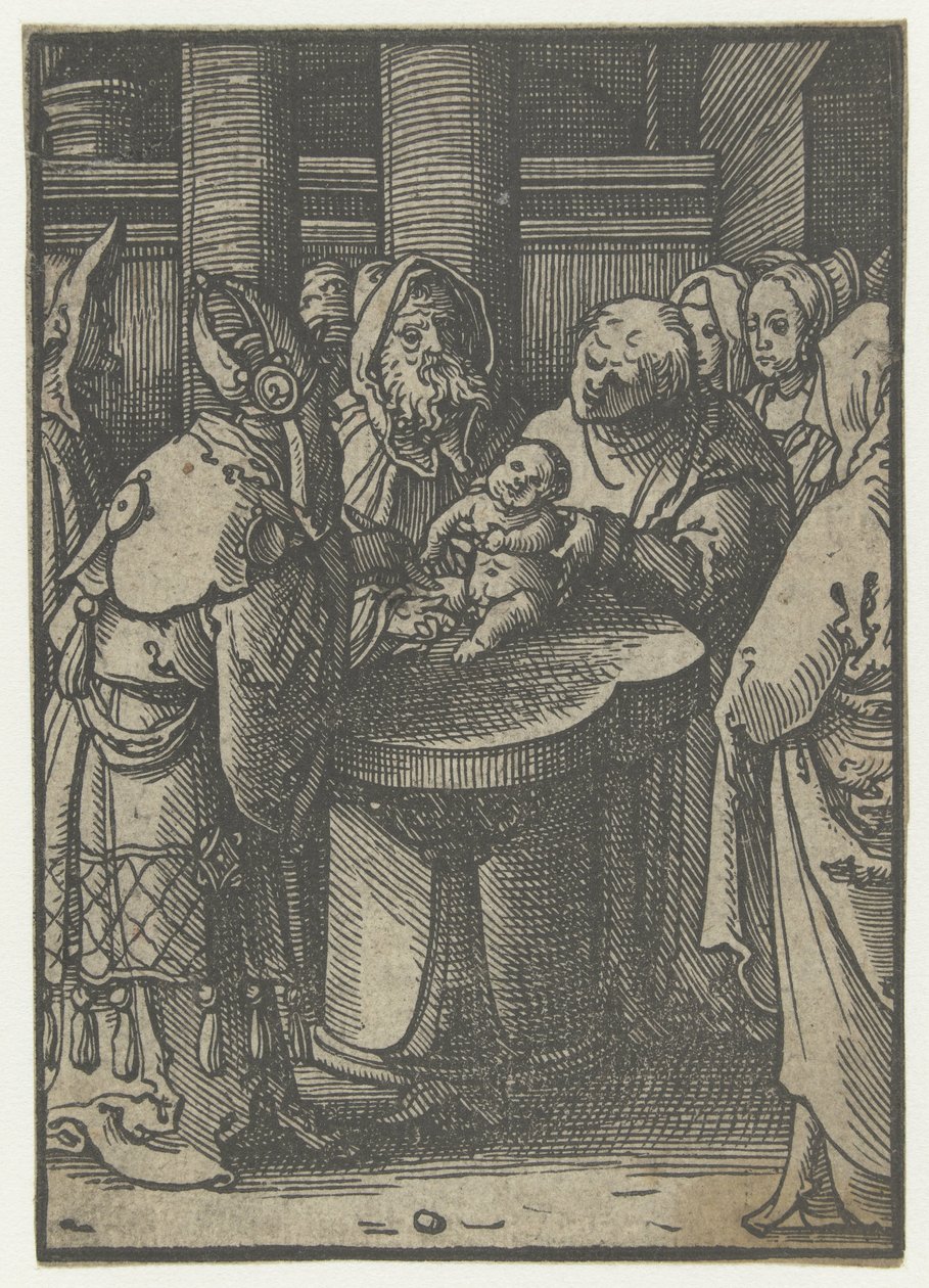 La circoncision du Christ - Lucas van Leyden (attributed to)
