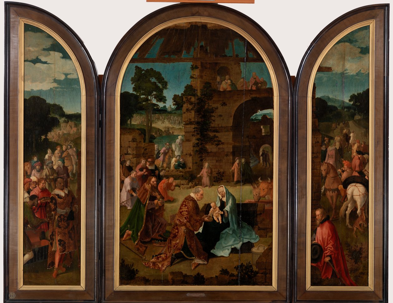 Adoration des mages - Lucas van Leyden