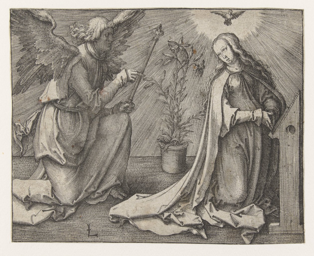 Annonciation - Lucas van Leyden
