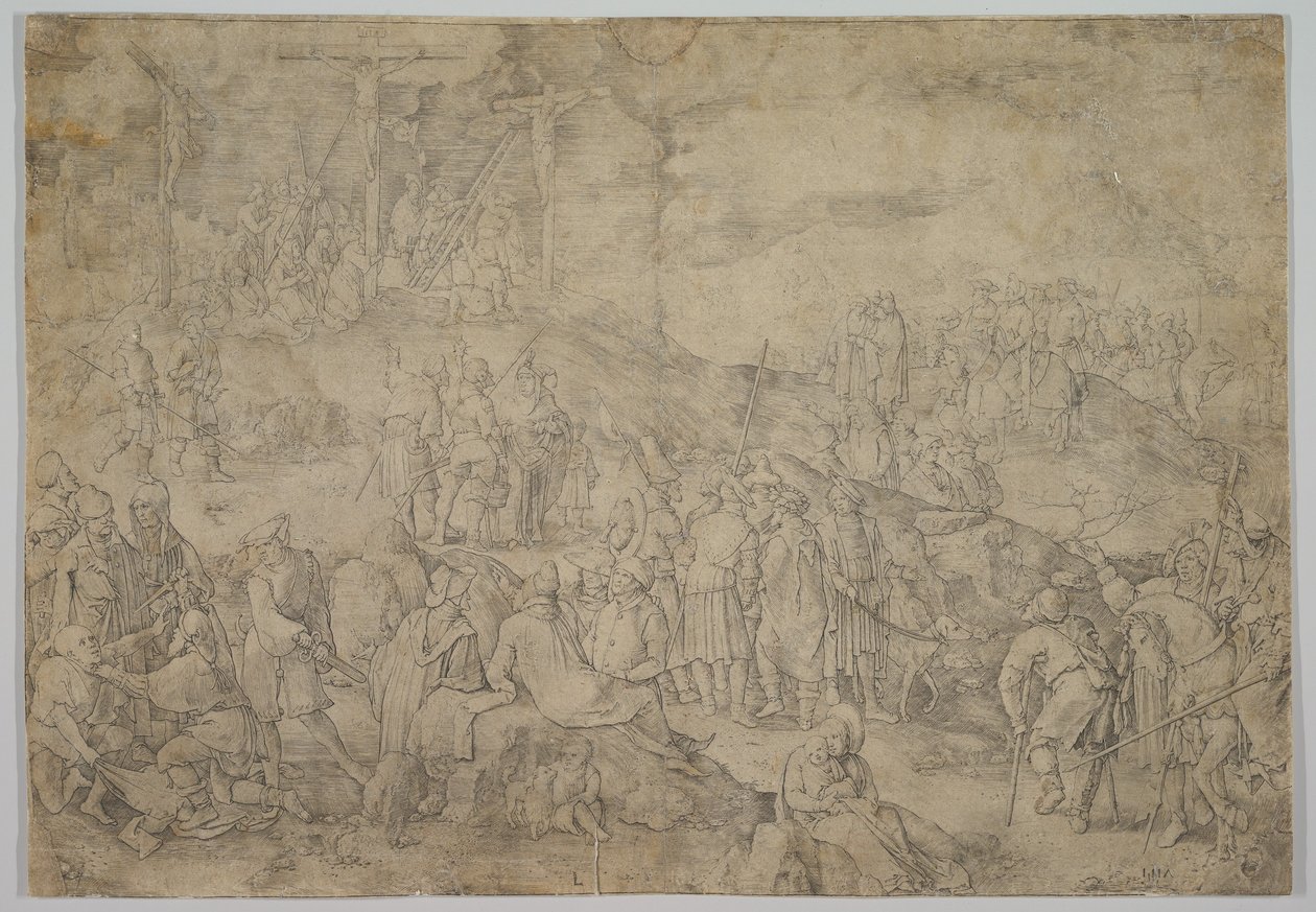Calvaire Golgotha, 1517 - Lucas van Leyden