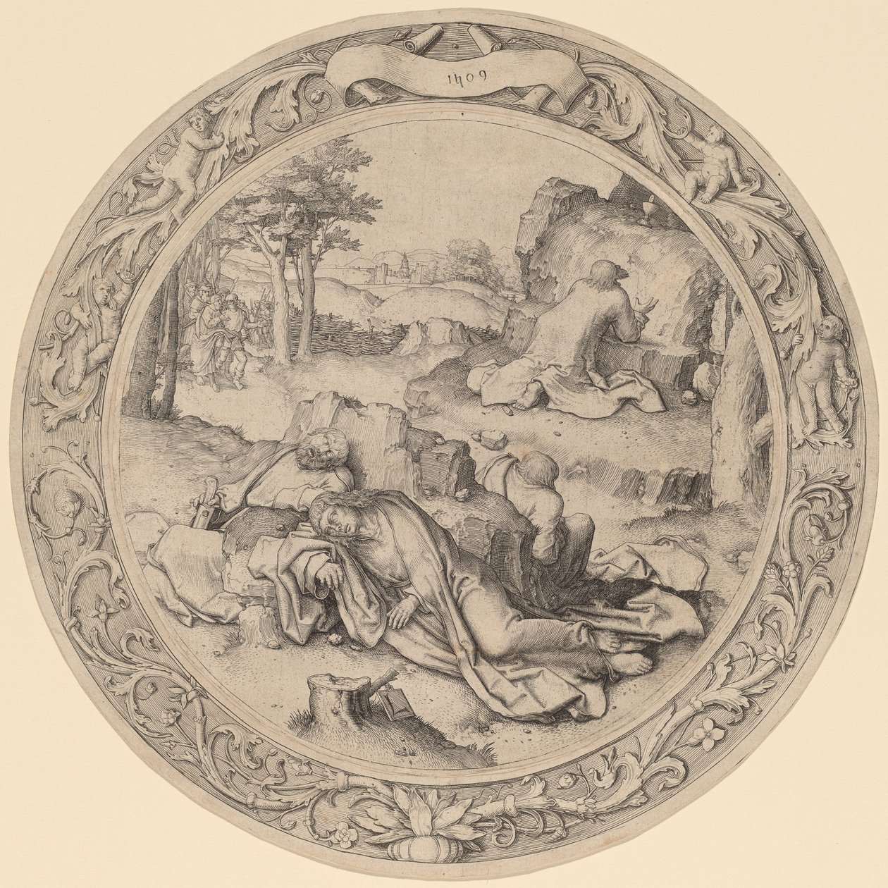 Christ à Gethsémani - Lucas van Leyden