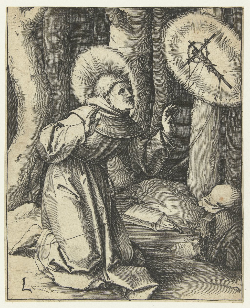 La stigmatisation de saint François - Lucas van Leyden