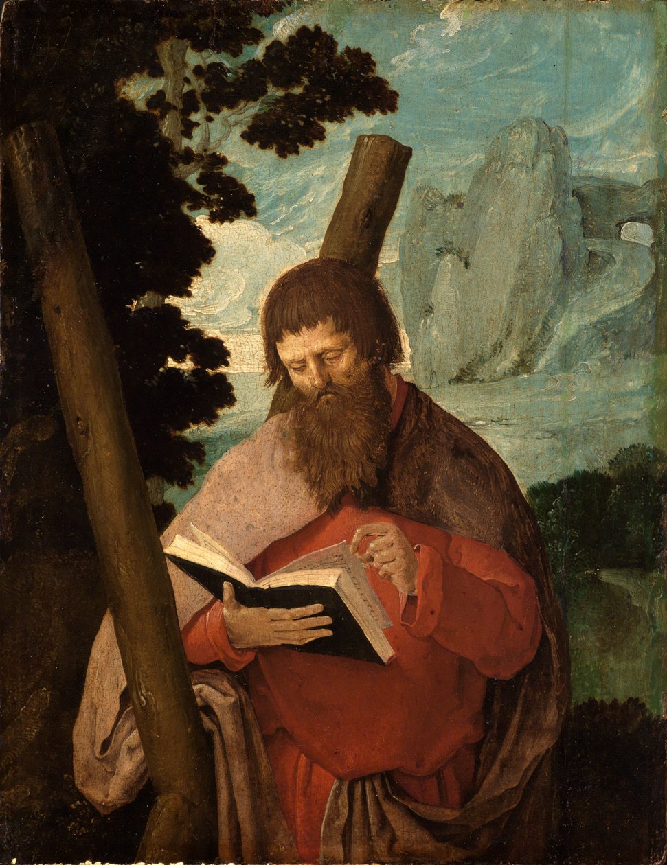 Saint André en buste - Lucas van Leyden