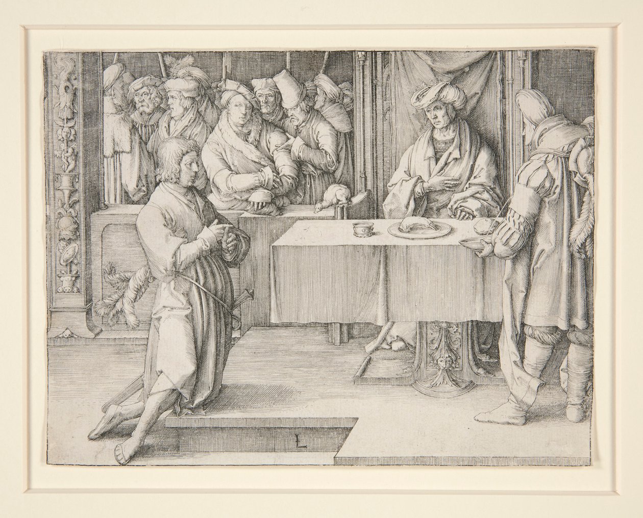 Joseph interprétant Pharaon - Lucas van Leyden