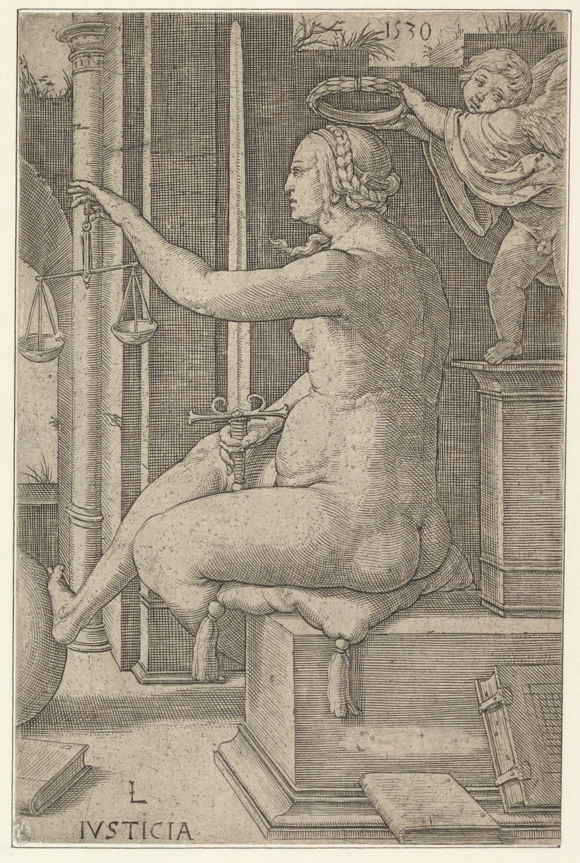 Justice, de la série Les Vertus - Lucas van Leyden