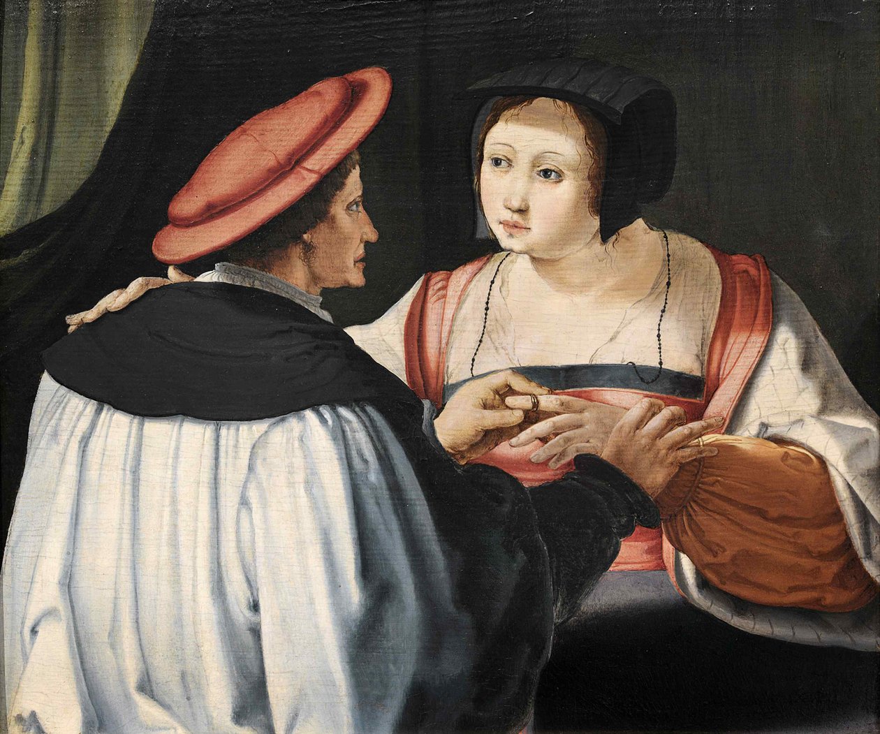 Les Fiancés, vers 1525 - Lucas van Leyden