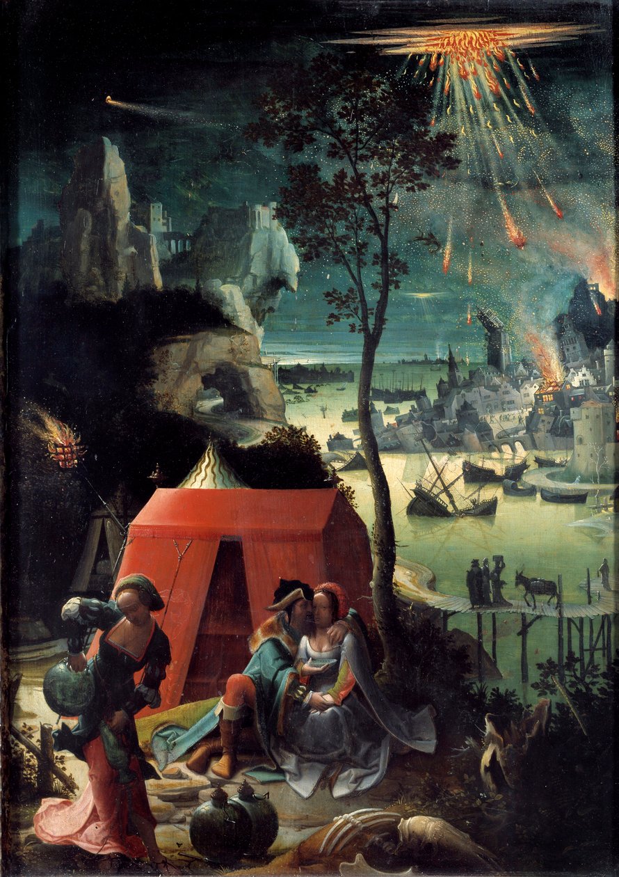 Loth et ses filles - Lucas van Leyden