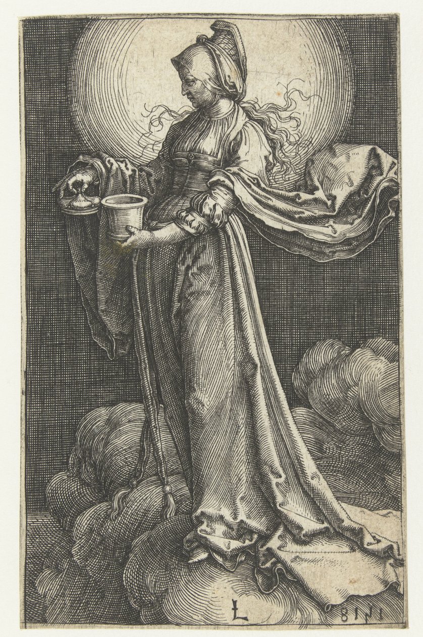 Marie Madeleine dans les nuages - Lucas van Leyden