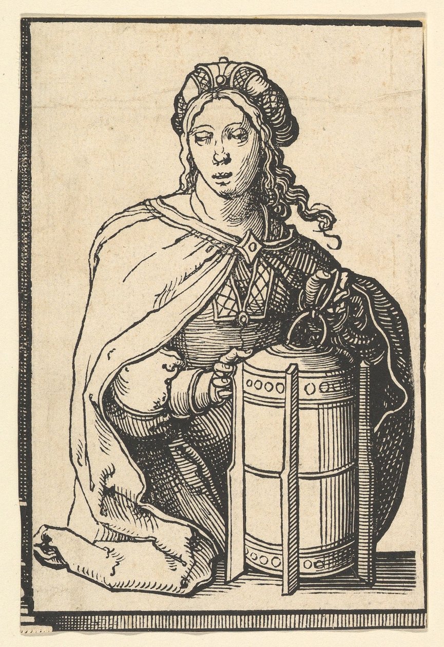 Sibylle persane, de la série des Sibylles, ca. 1530 - Lucas van Leyden