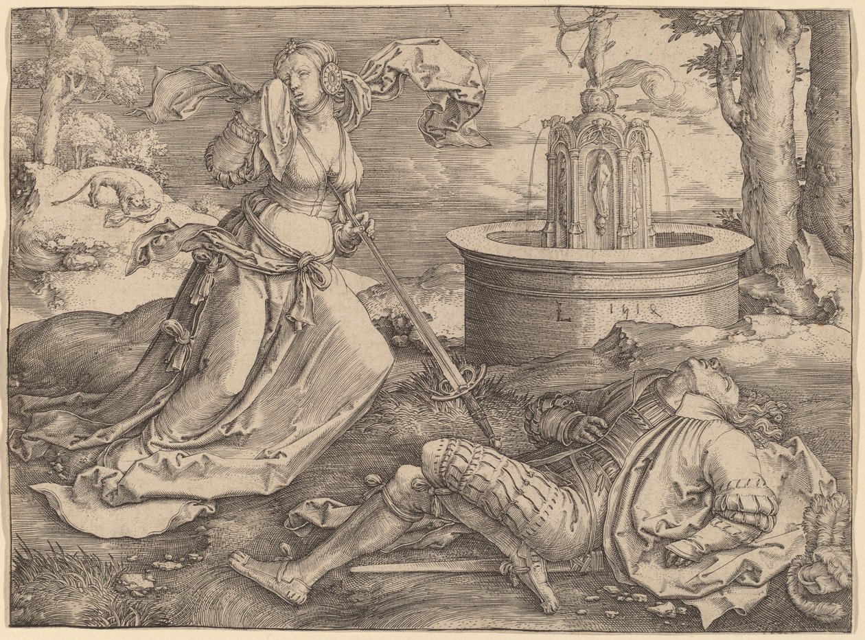 Pyrame et Thisbé - Lucas van Leyden