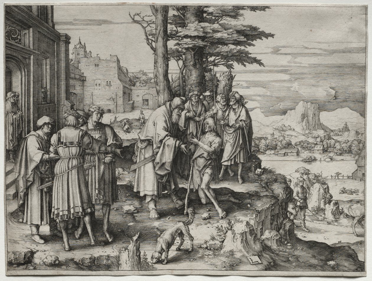 Le Retour du fils prodigue - Lucas van Leyden