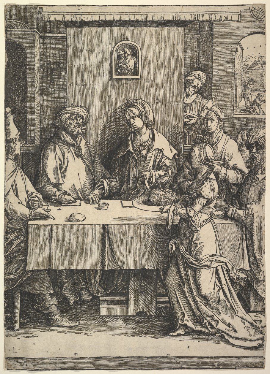 Salomé avec la tête de Jean le Baptiste - Lucas van Leyden