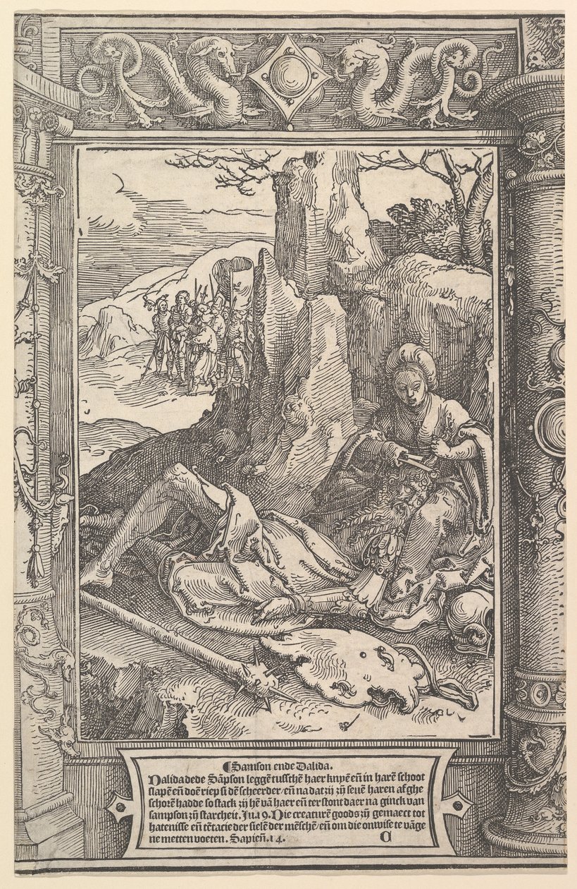Samson et Dalila, vers 1517 - Lucas van Leyden