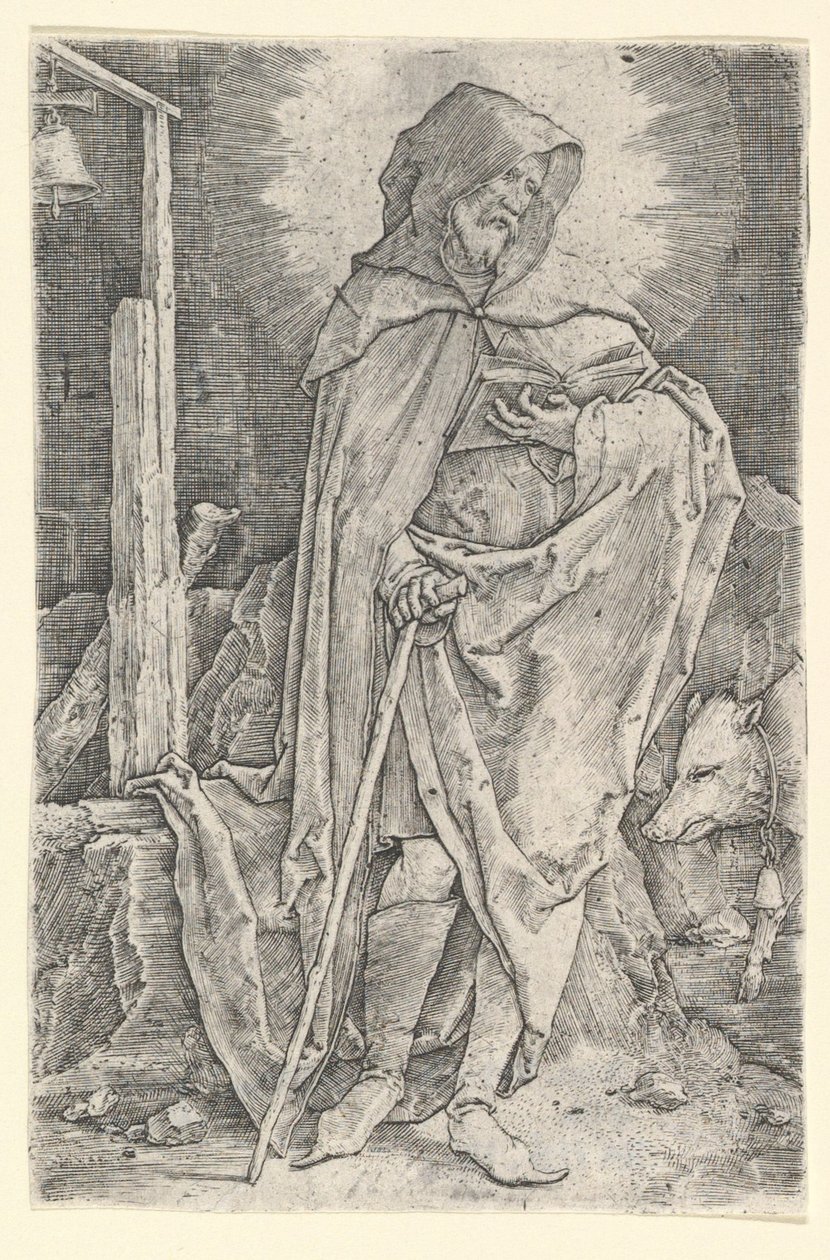 Saint Antoine, vers 1521 - Lucas van Leyden