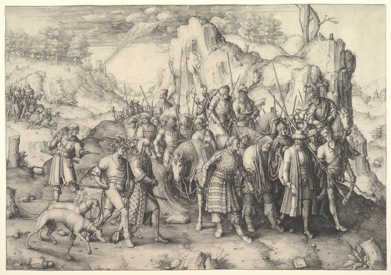 La conversion de saint Paul - Lucas van Leyden