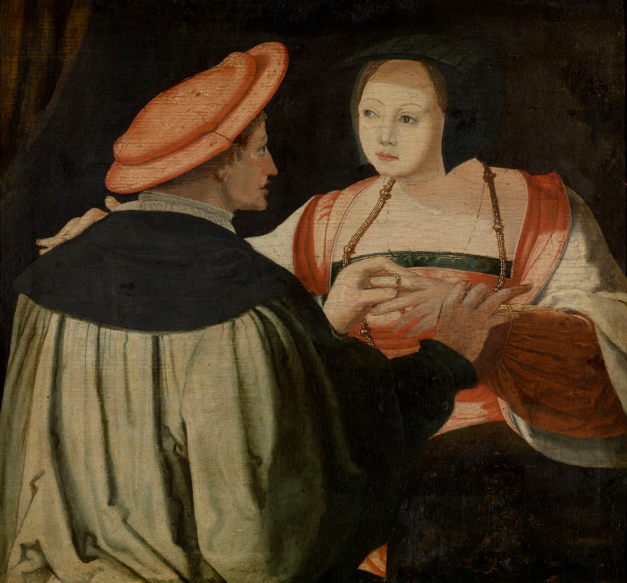 Les fiançailles - Lucas van Leyden
