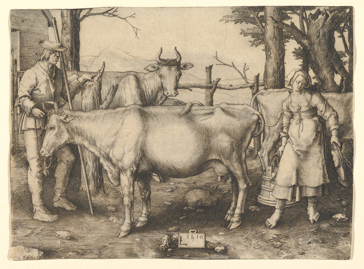 La laitière - Lucas van Leyden