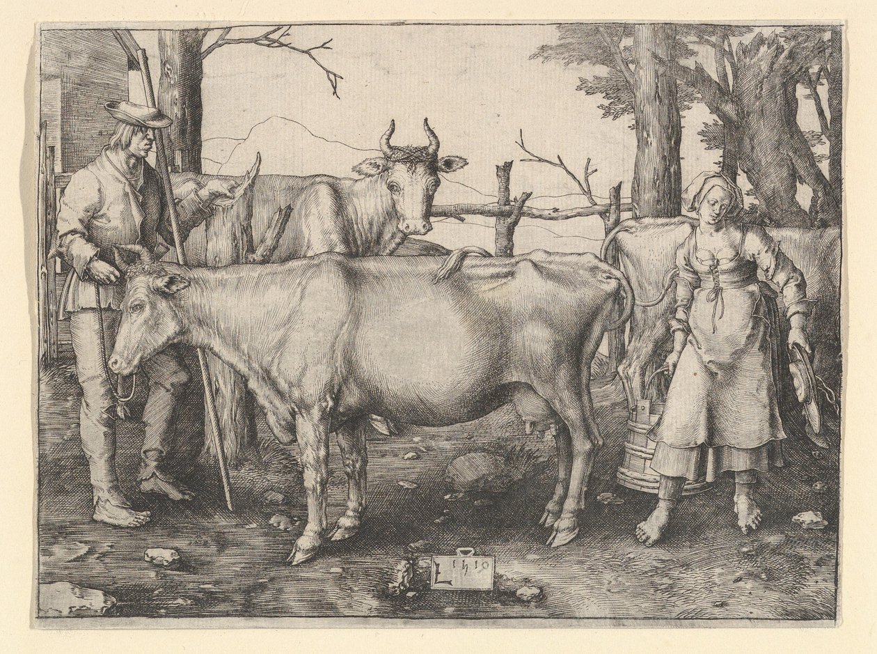 La laitière - Lucas van Leyden