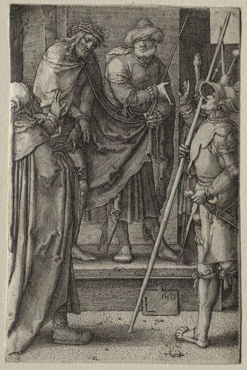 La Passion : Christ présenté au peuple, 1521 - Lucas van Leyden