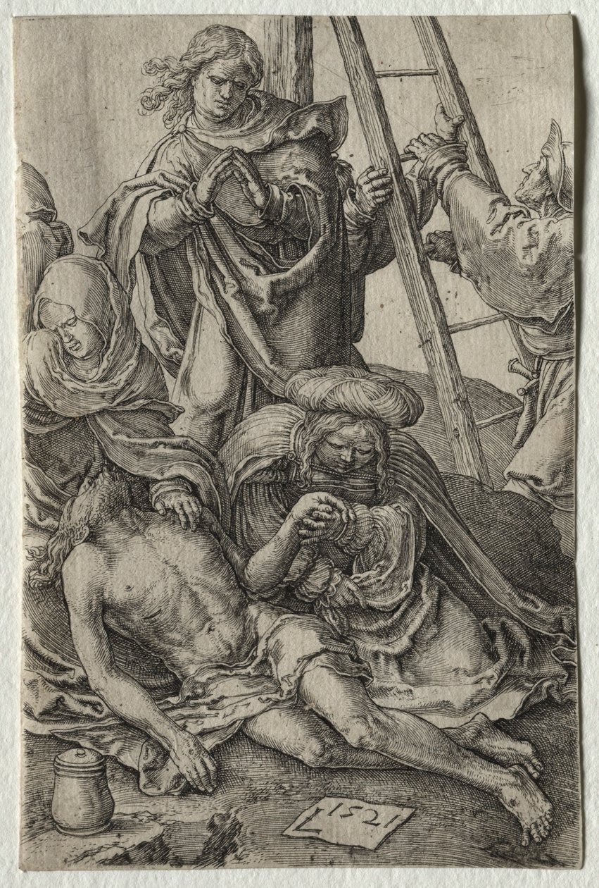 La Passion : Descente de croix, 1521 - Lucas van Leyden