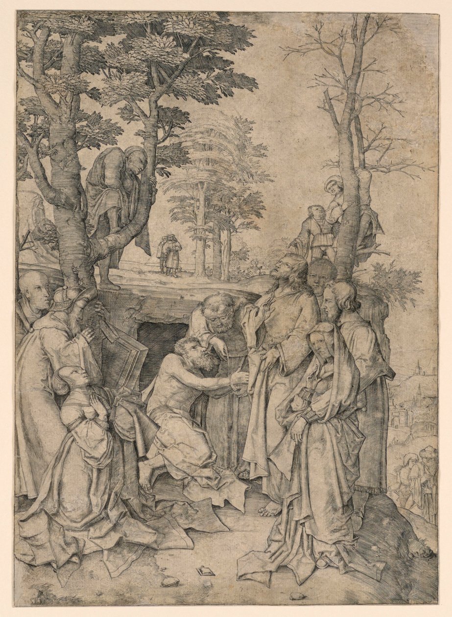 La Résurrection de Lazare - Lucas van Leyden