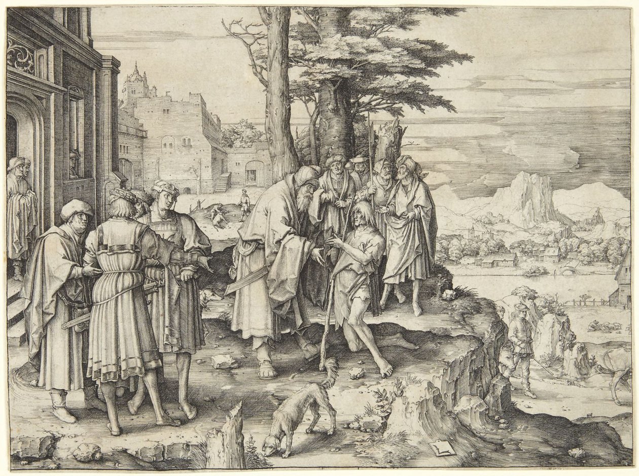 Le retour du fils prodigue - Lucas van Leyden