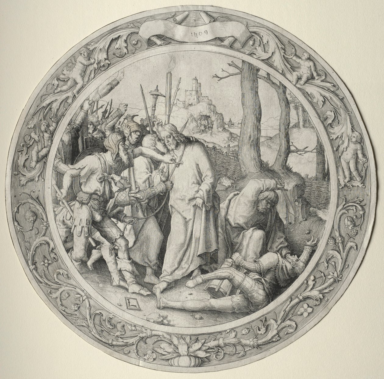 La Passion Ronde : La trahison du Christ, 1509 - Lucas van Leyden