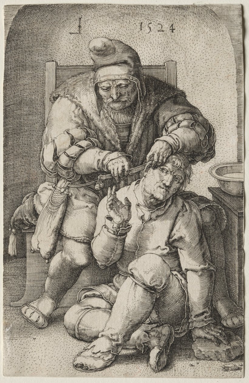 Le Chirurgien, 1524 - Lucas van Leyden