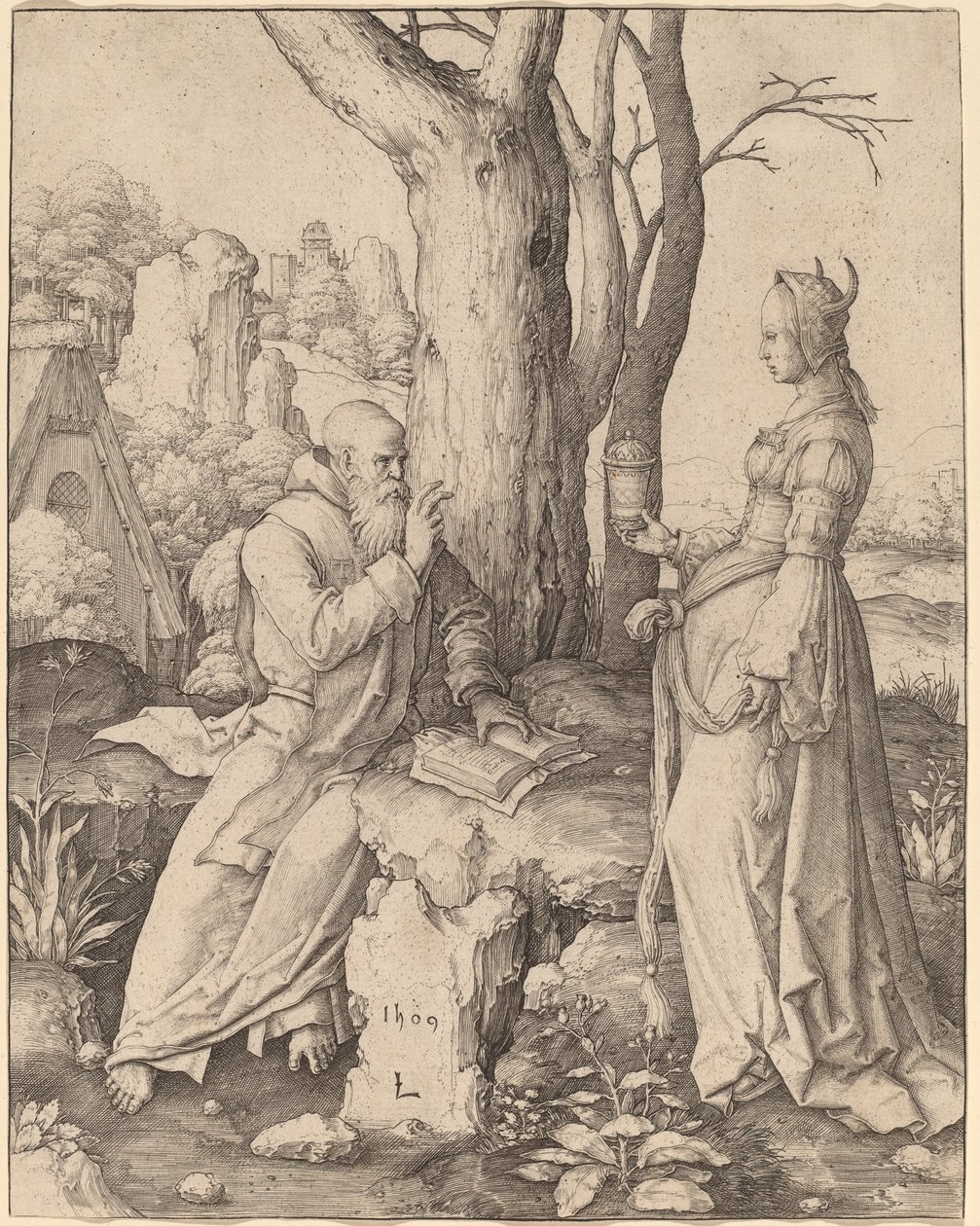 La Tentation de Saint Antoine - Lucas van Leyden