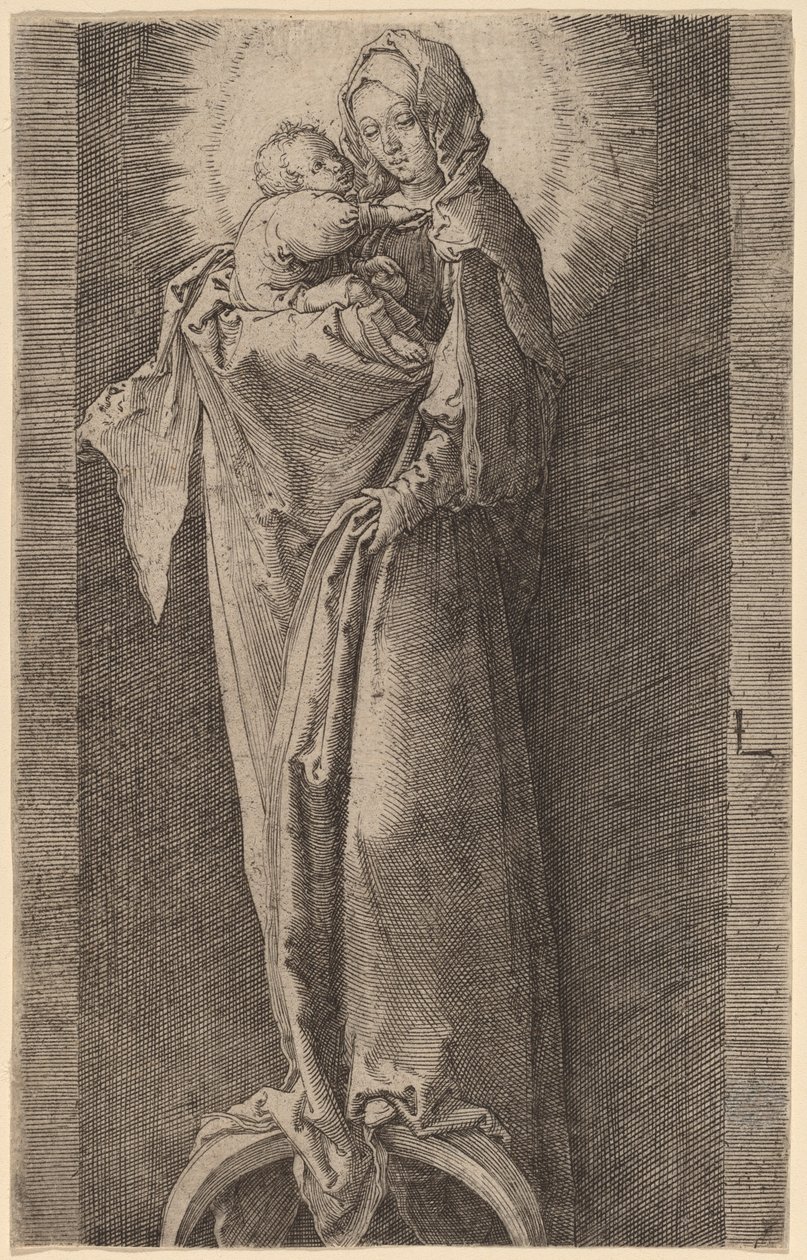 La Vierge dans la niche - Lucas van Leyden