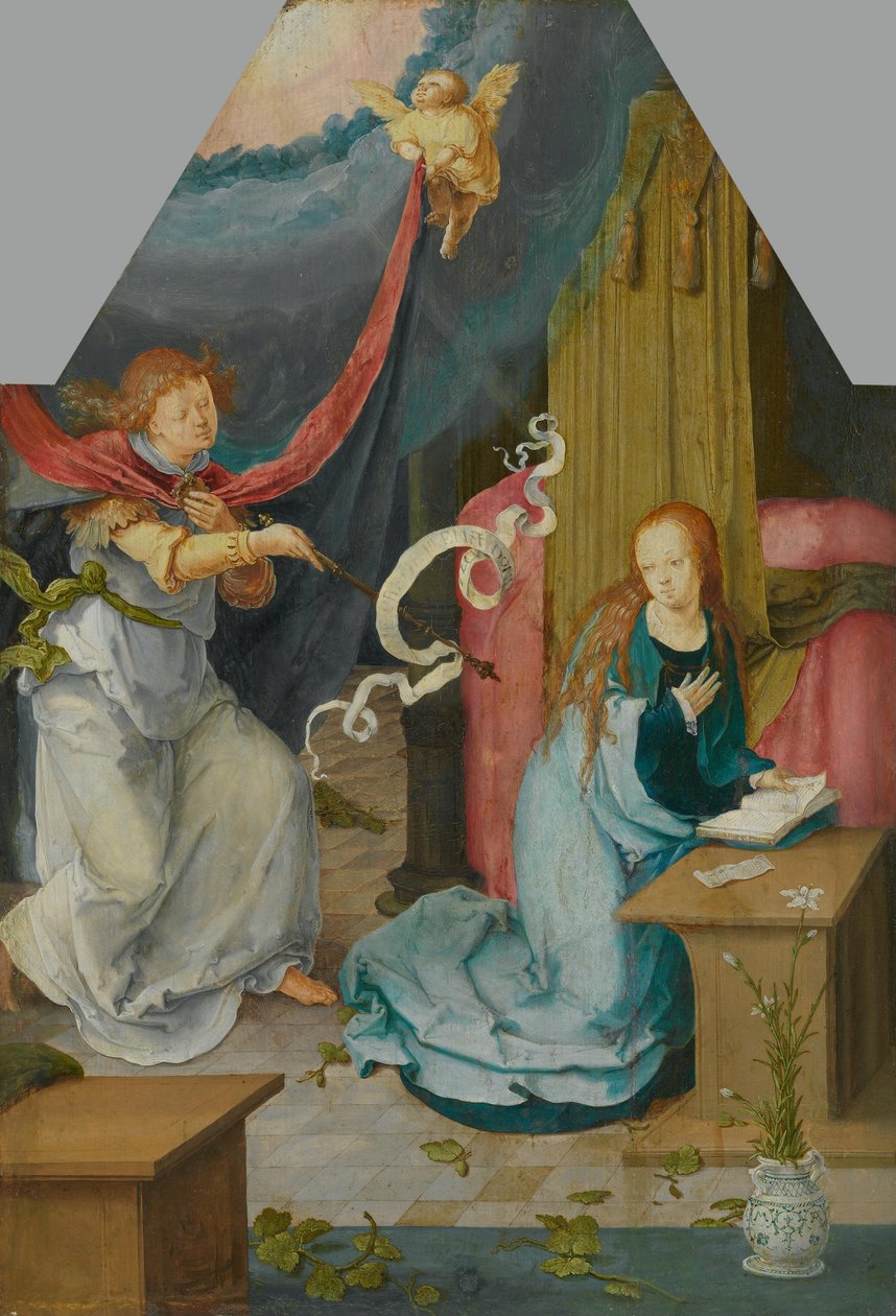 Annonciation à Marie (face extérieure séparée de l