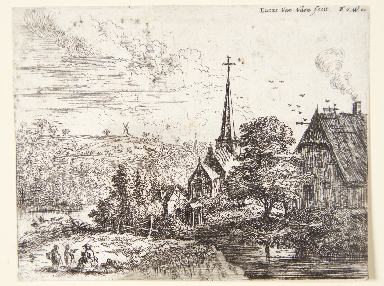 Village près d