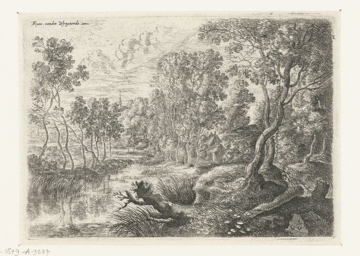 Paysage avec un ruisseau - Lucas van Uden