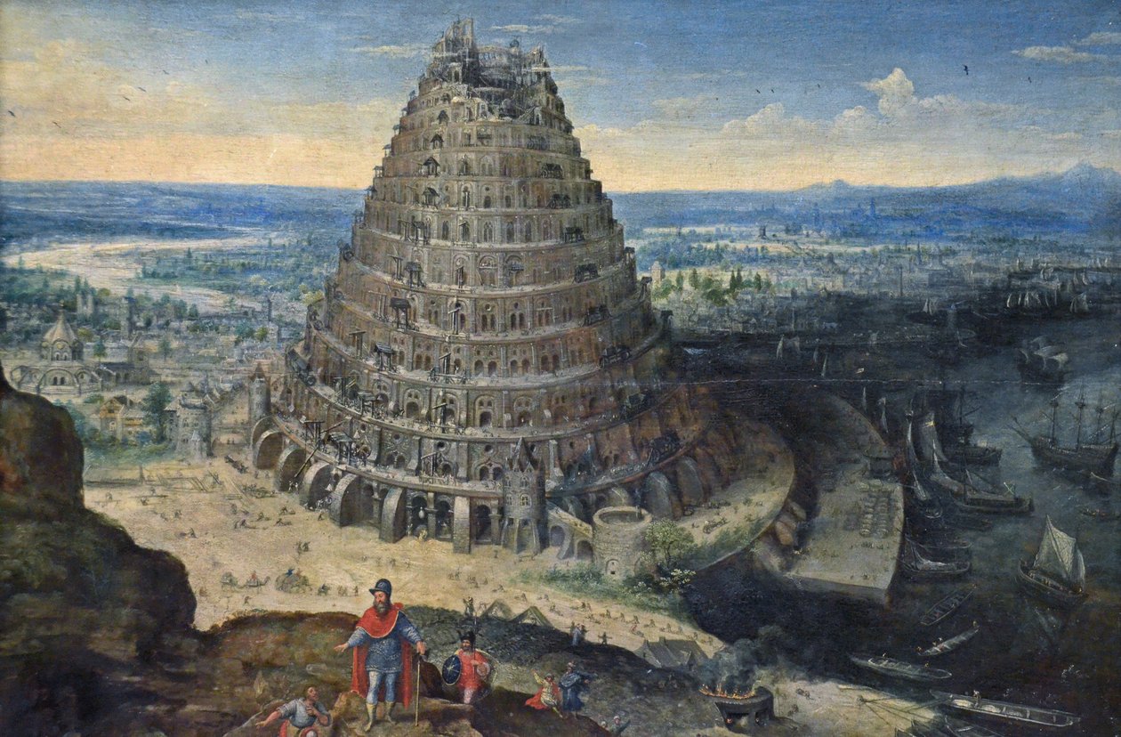 En français :  La Tour de Babel La Tour de Babel - Lucas van Valckenborch