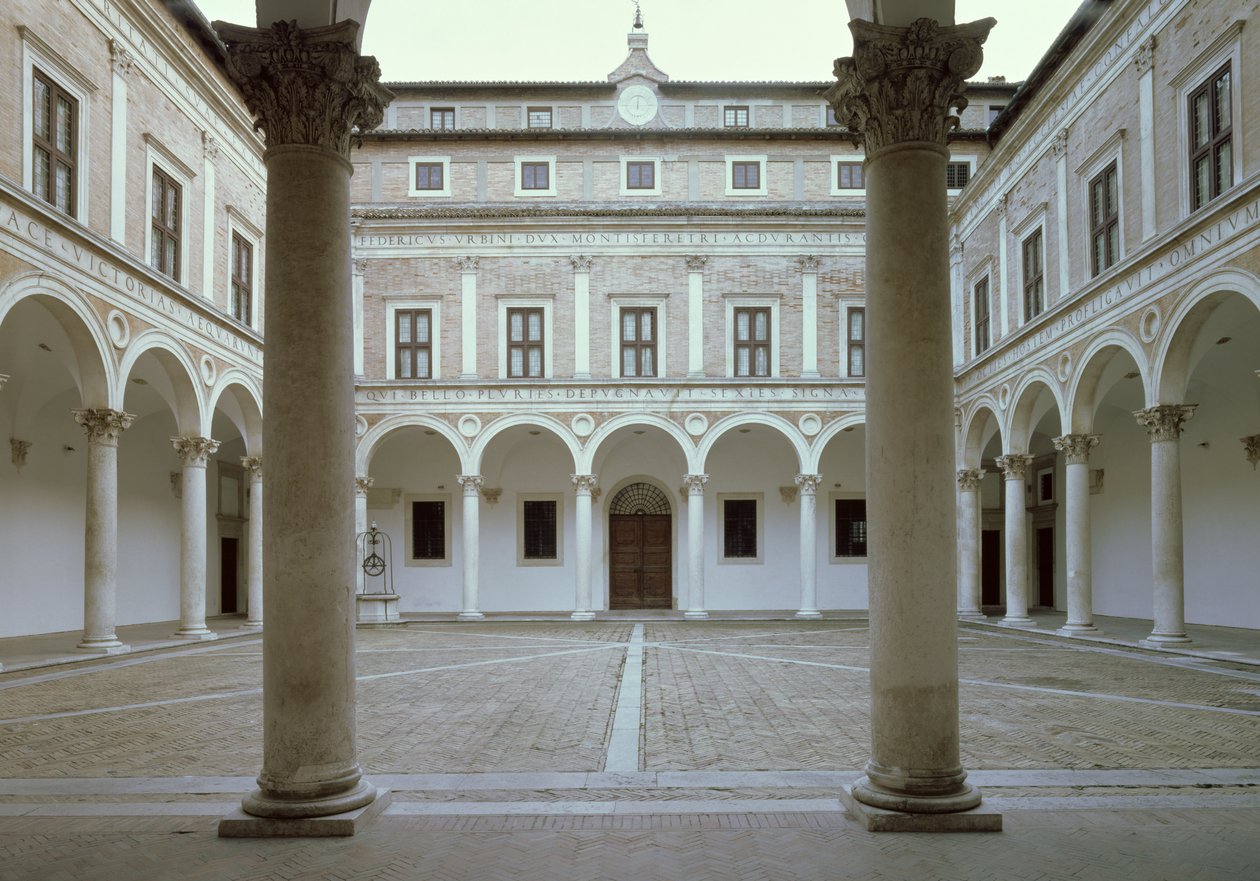 Vue du Cortile d