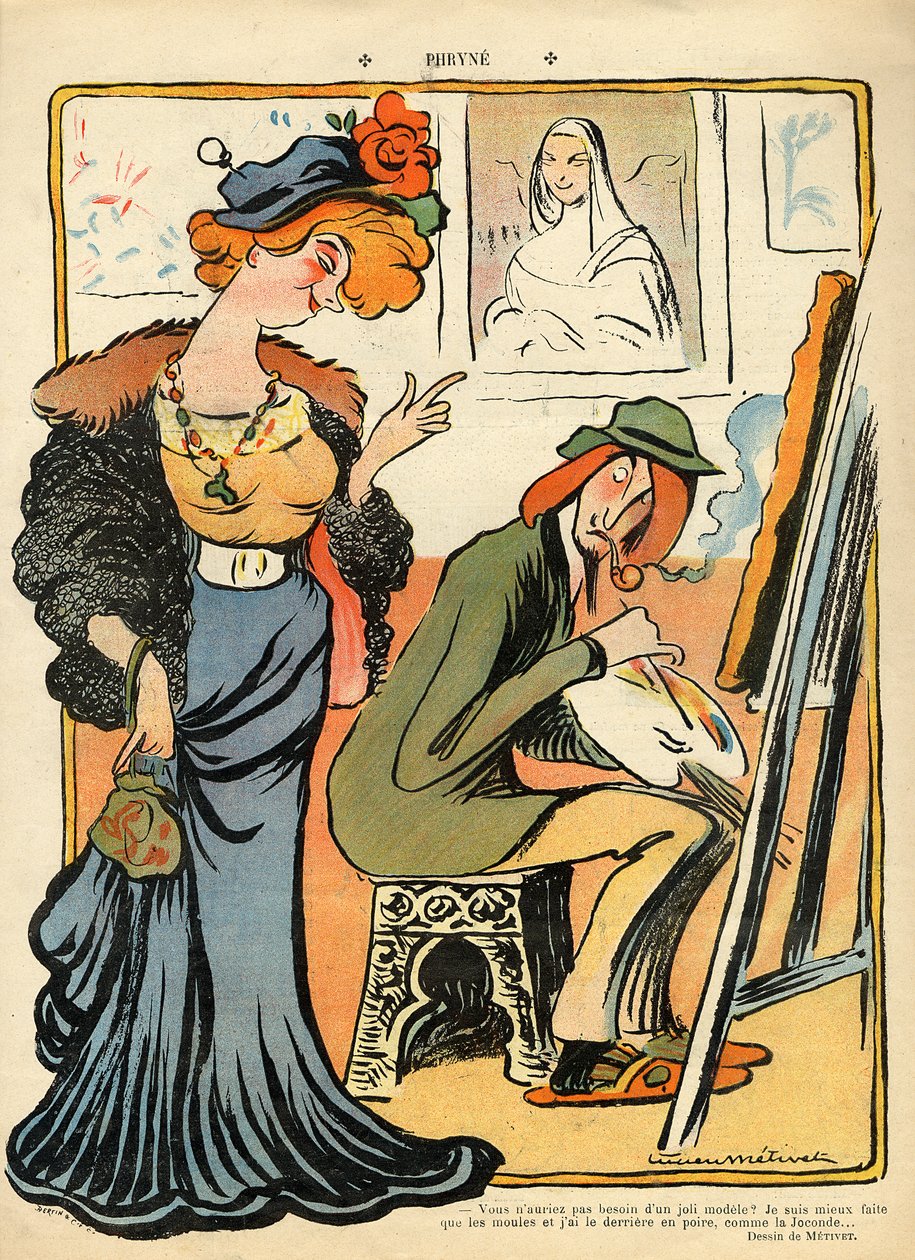 Phryné : caricature d