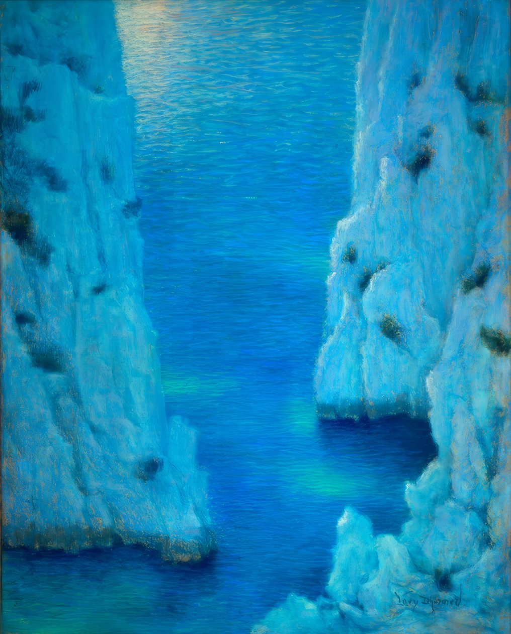 La Calanque - Lucien Levy-Dhurmer
