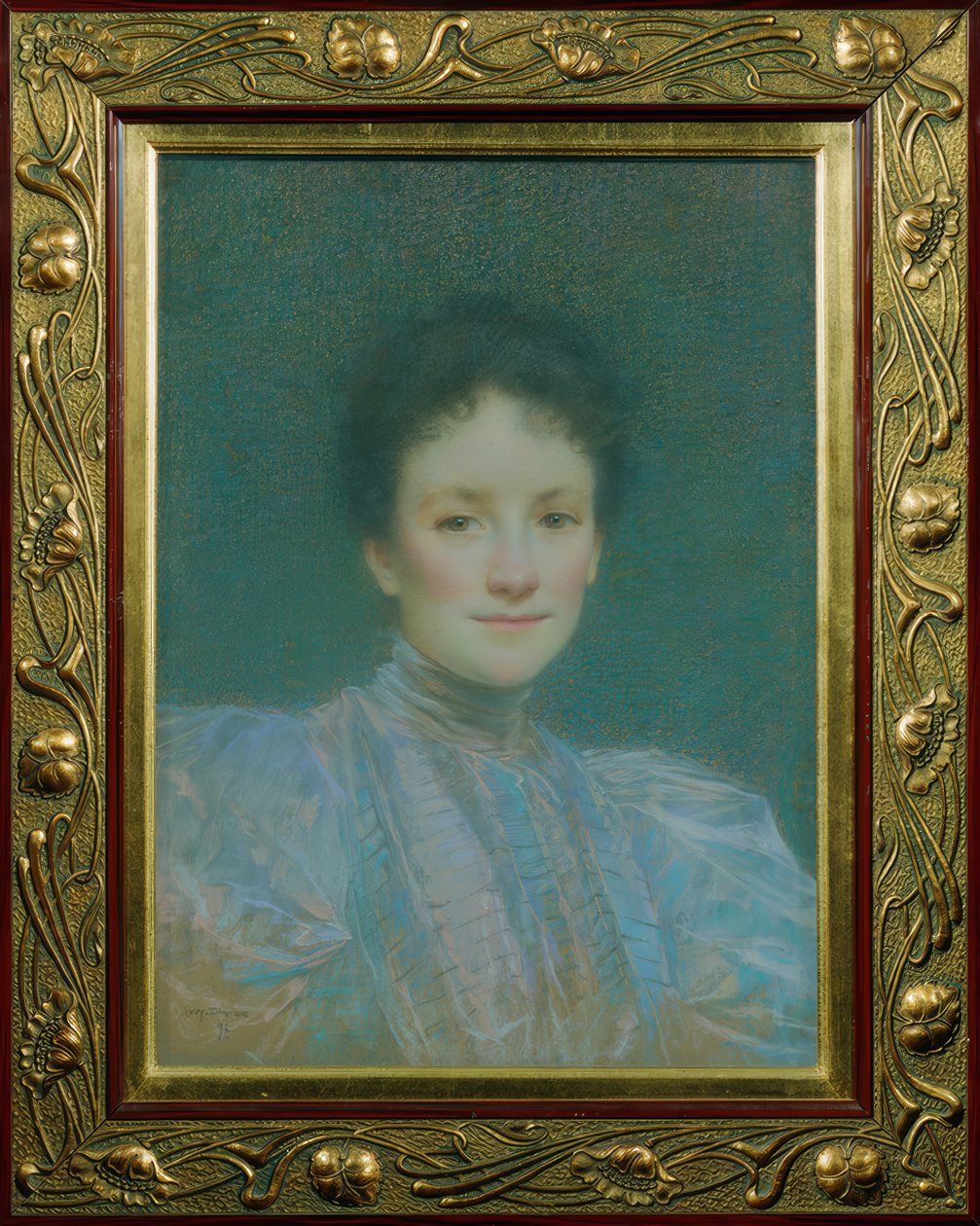 Portrait de femme - Lucien Levy Dhurmer