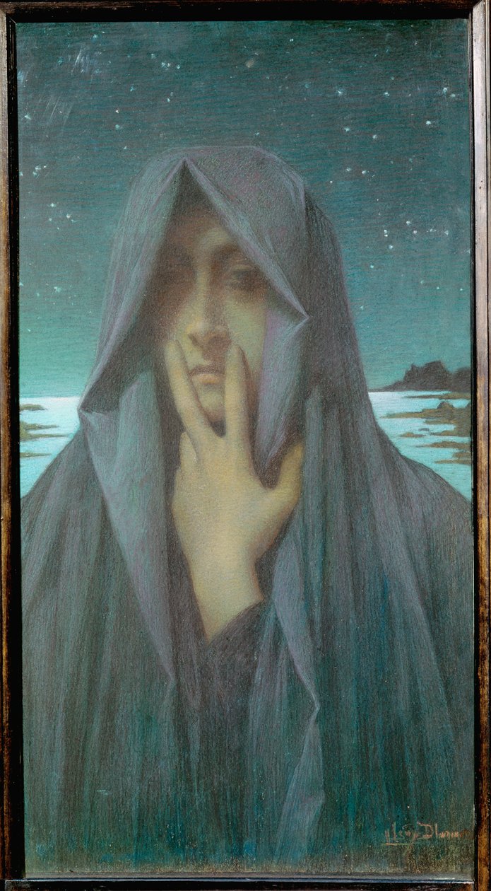 Le silence - Lucien Levy-Dhurmer