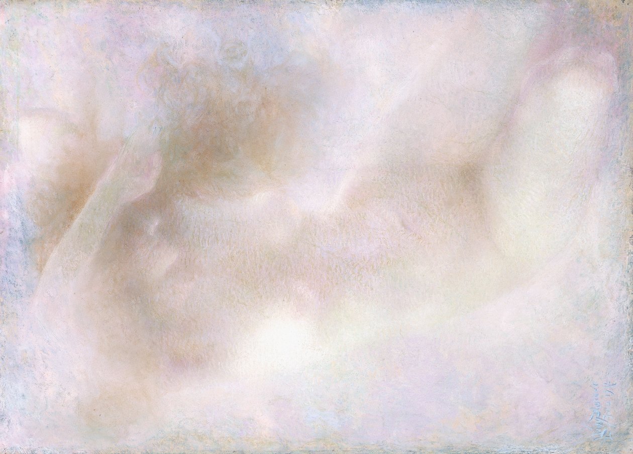 Nu féminin - Lucien Levy-Dhurmer