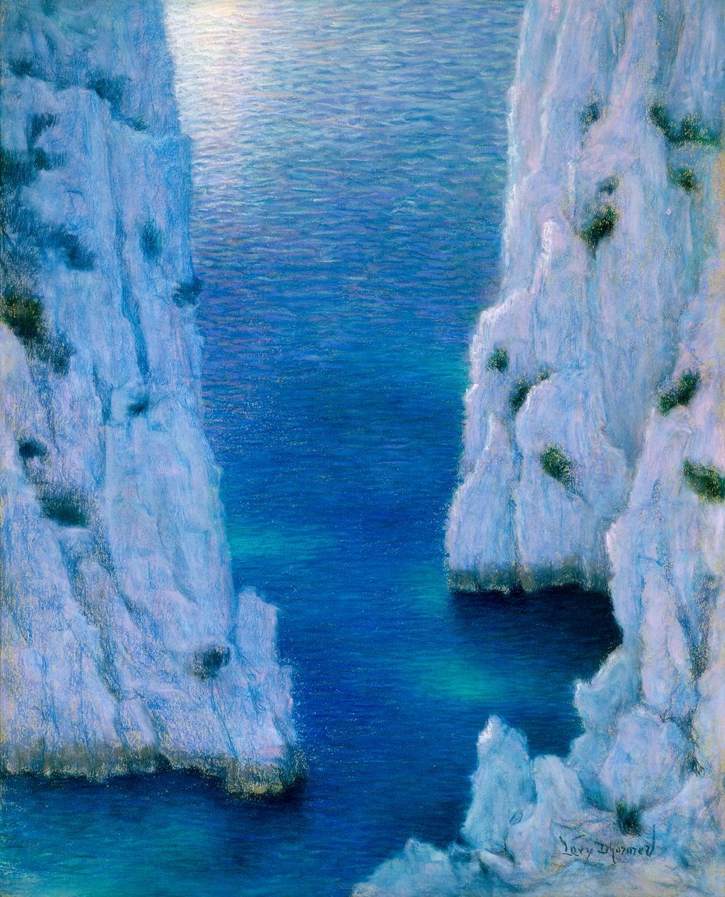La Calanque, vers 1936 - Lucien Levy Dhurmer