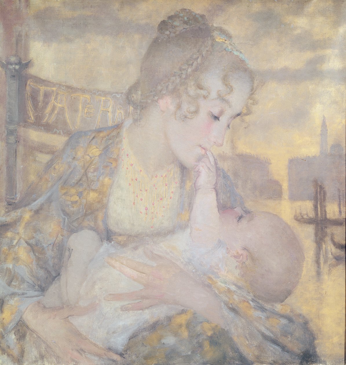 Maternité ou Vierge de Venise - Lucien Levy Dhurmer