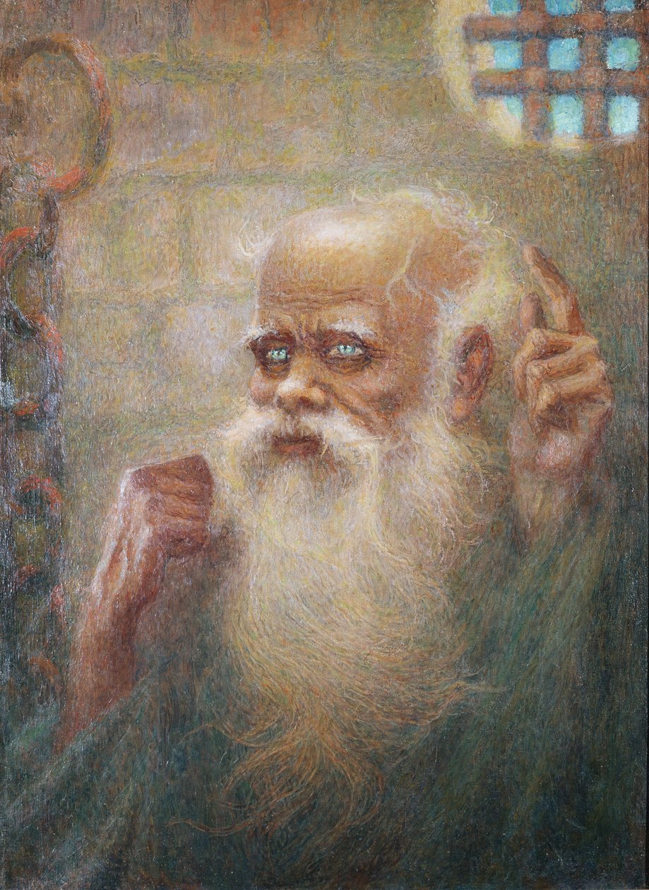 Socrate (469-399 av. J.-C.) en prison - Lucien Levy Dhurmer