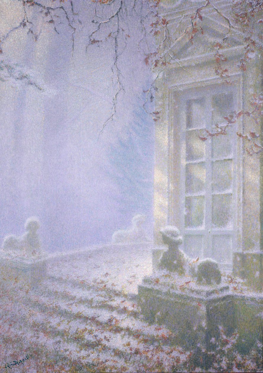 Hiver, Petit Trianon - Lucien Levy Dhurmer